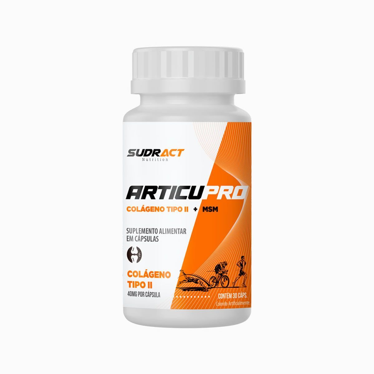 Articupro Col�geno Tipo II + MSM (Metil Sulfonil Metano) - 30 C�psulas - Sudract