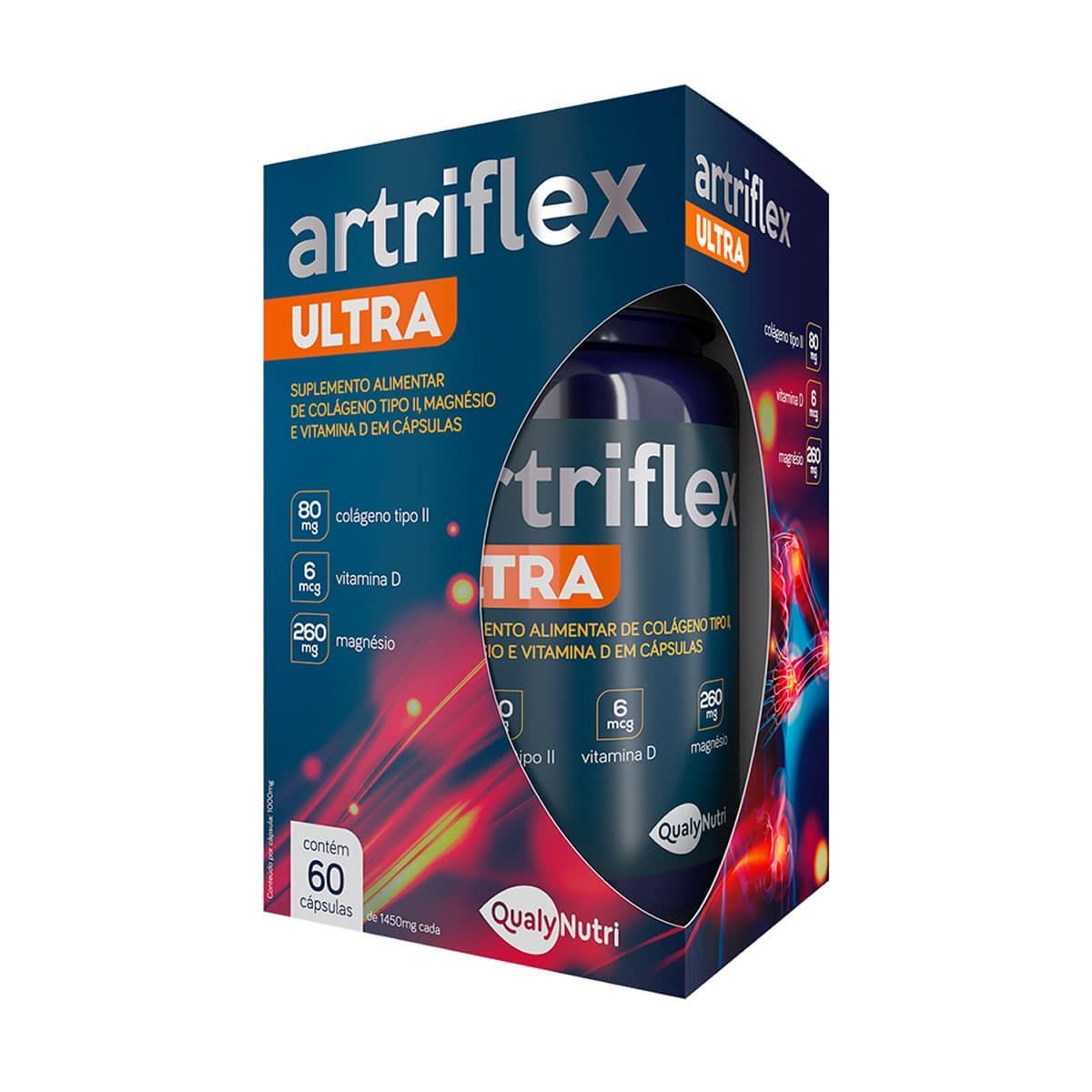 Artriflex Ultra Col�geno Tipo II - 60 C�psulas - Qualynutri*** Data Venc. 22/11/2023