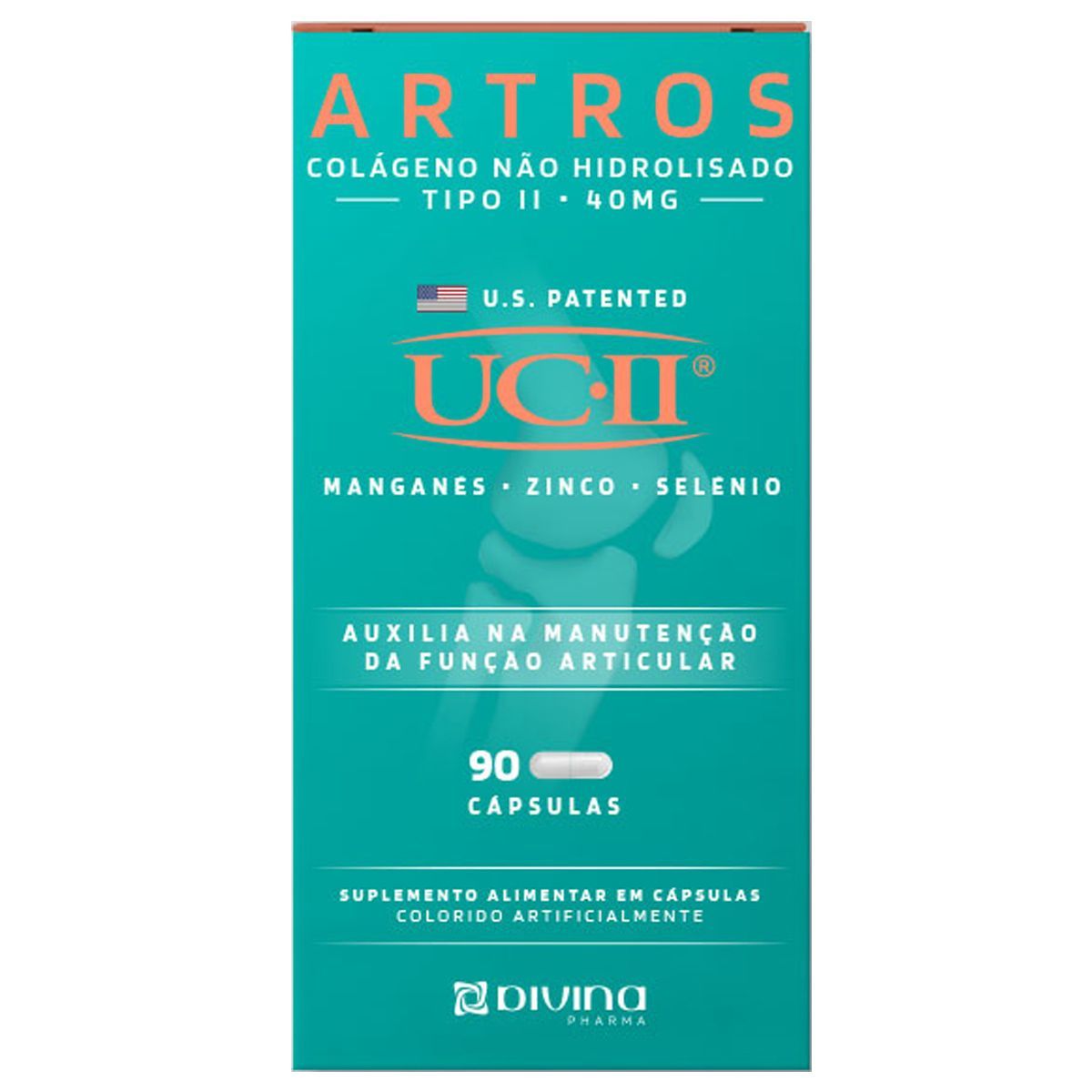 Artros Col�geno UC-II - 90 C�psulas - Divina Pharma