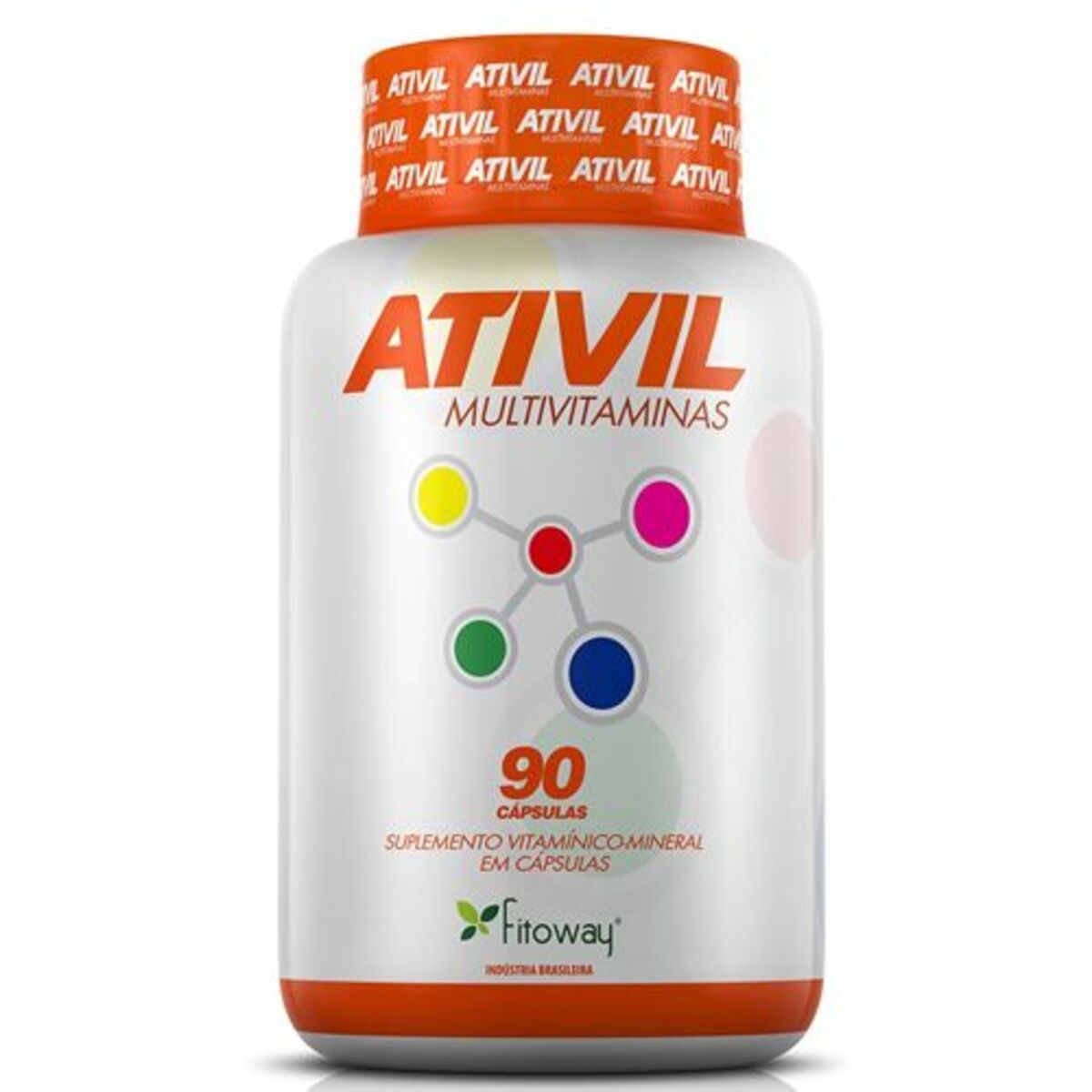 Ativil Multivitaminas - 90 C�psulas - Fitoway