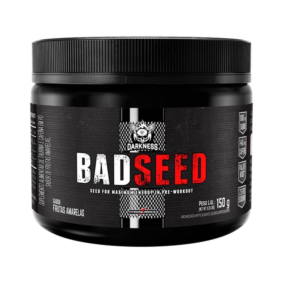Bad Seed Pre Workout Darkness - 150g Frutas Amarelas - Integralm�dica