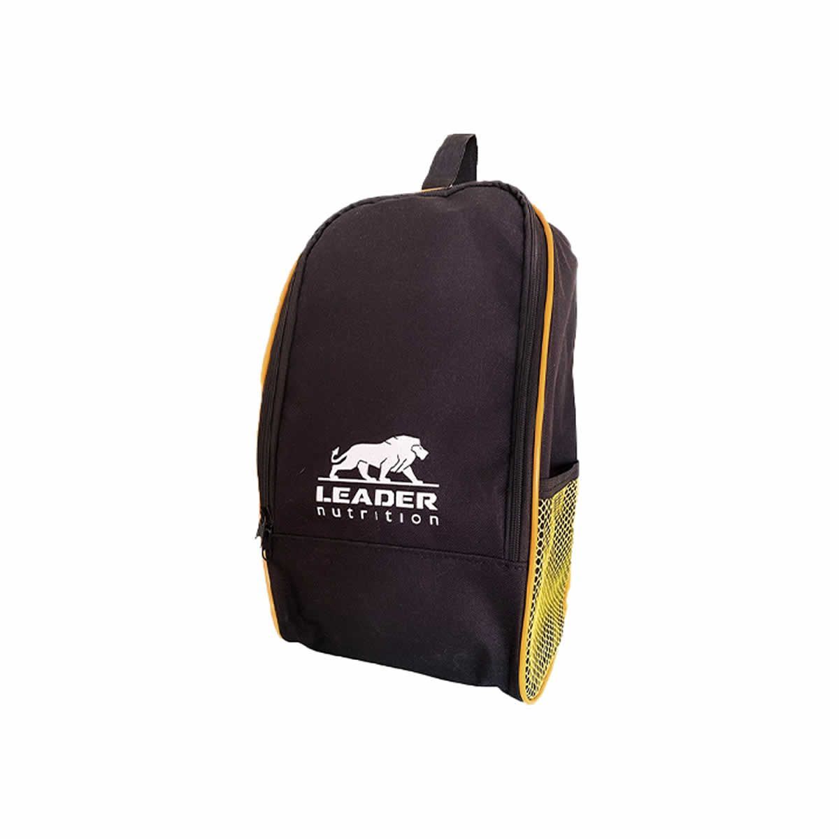 Bag para Treino - Preta e Amarela - Leader Nutrition