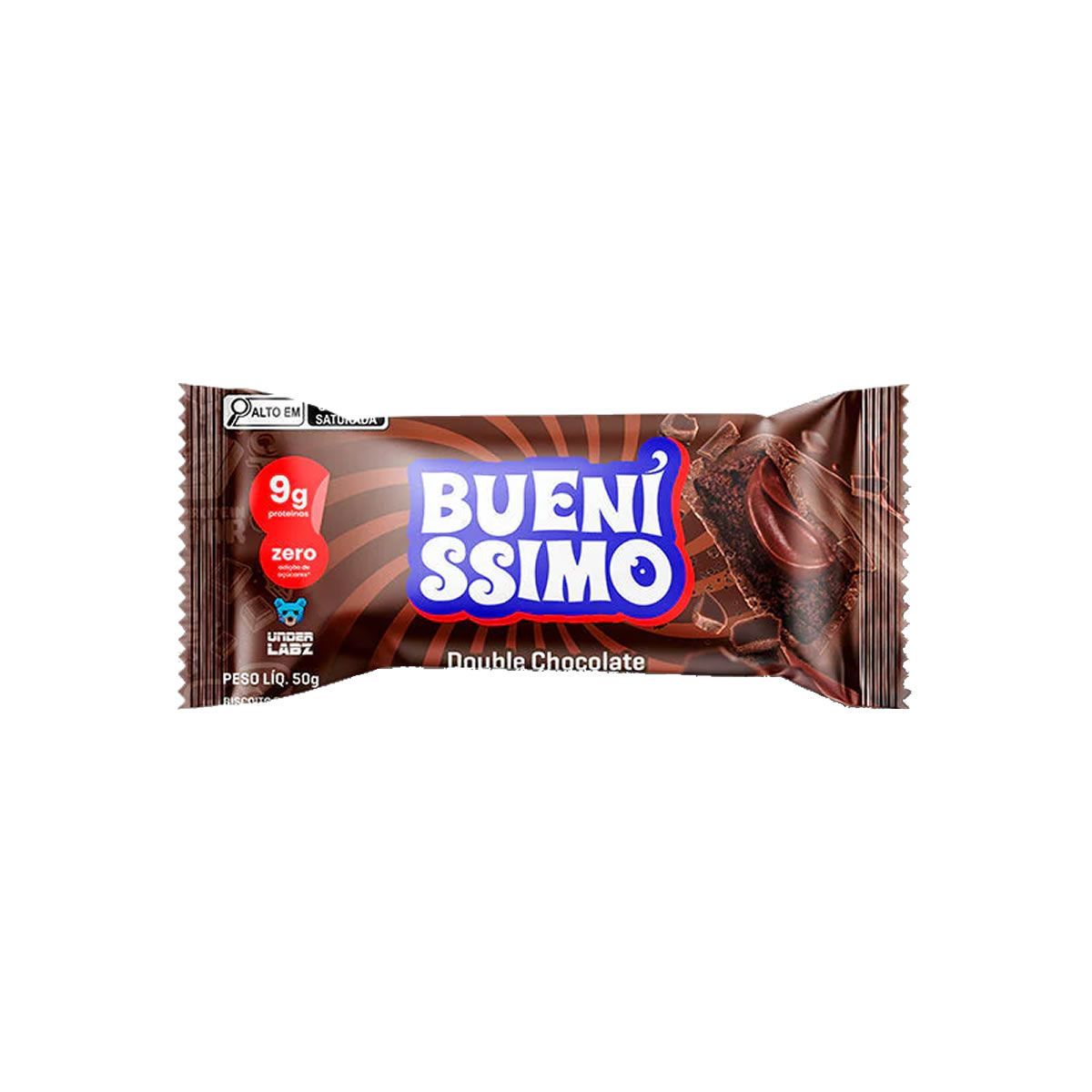 Baked Bar Buen�ssimo - 1 Unidade 50g Chocolate Duo - Under Labz