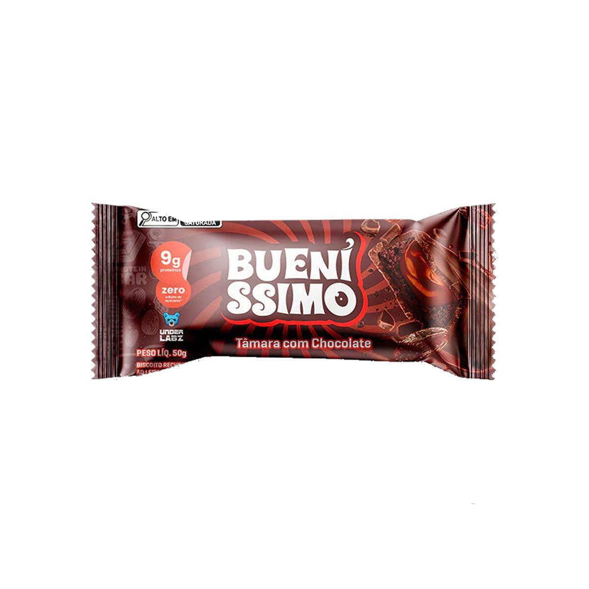 Baked Bar Buen�ssimo - 1 Unidade 50g T�mara com Chocolate - Under Labz