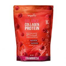 Balance Collagen Protein - Refil 600g Framboesa - Bigens