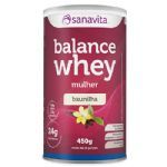 Balance Whey Mulher - 450g Baunilha - Sanavita
