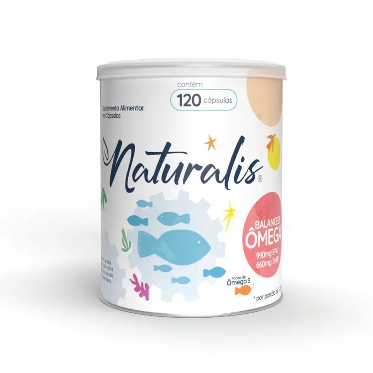 Balanced �mega 3 - 120 C�psulas - Naturalis