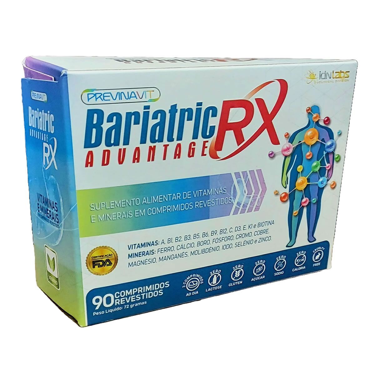 Bariatric Advantage RX - 90 Comprimidos Revestidos - Idn Labs