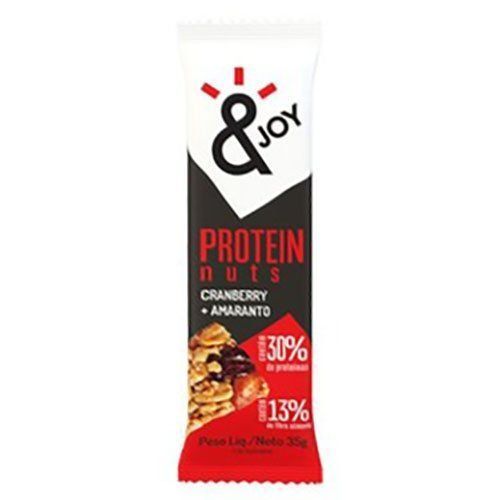 Barra Cereal Joy Protein Nuts - Cranberry Amaranto 1 unidade 35g - Agtal