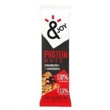 Barra Cereal Joy Protein Nuts - Cranberry Amaranto 1 unidade 35g - Agtal