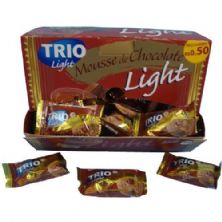Barra de Cereais Trio Mini Mousse de Chocolate Light - 50 barras de 9g - Trio Alimentos