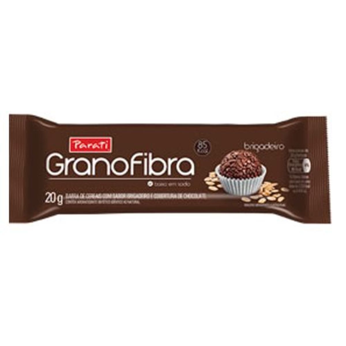 Barra de Cereal - 1 Unidade 20g Brigadeiro - Parati