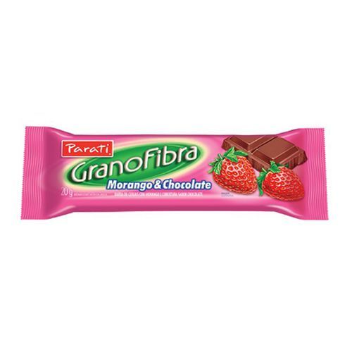 Barra de Cereal - 1 Unidade 20g Morango & Chocolate - Parati