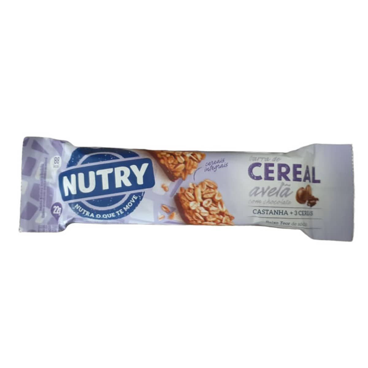 Barra de Cereal - 1 unidade 22g Avel� com Chocolate - Nutry