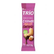 Barra de Cereal -  1 unidade - Castanha Avel� Chocolate - Trio Alimentos