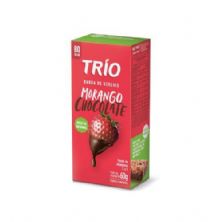 Barra de Cereal - C/ 12 unid - Morango c/ Chocolate - Trio Alimentos