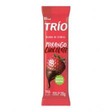 Barra de Cereal Trio - 1 barra de 20g Morango & Chocolate - Trio Alimentos