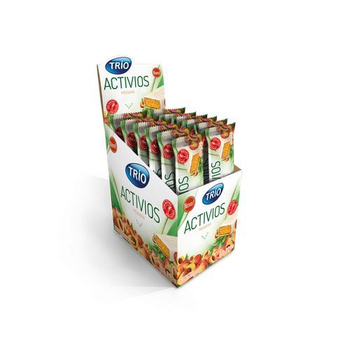 Barra de Cereal Trio Activios - c/12 und P�ssego - Trio Alimentos