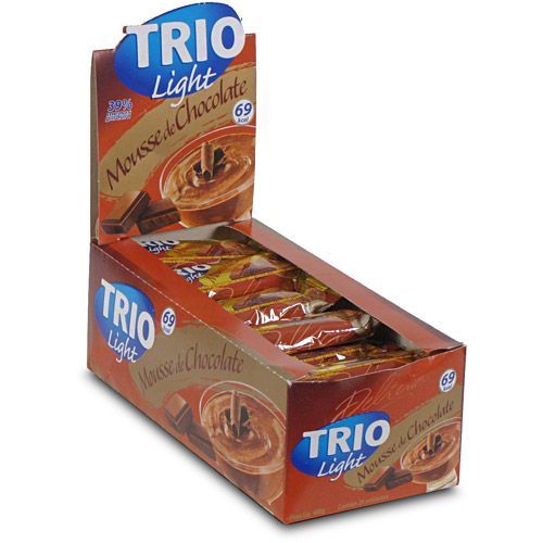Barra de Cereal Trio Light - c/24 und Mousse Chocolate 20g - Trio Alimentos