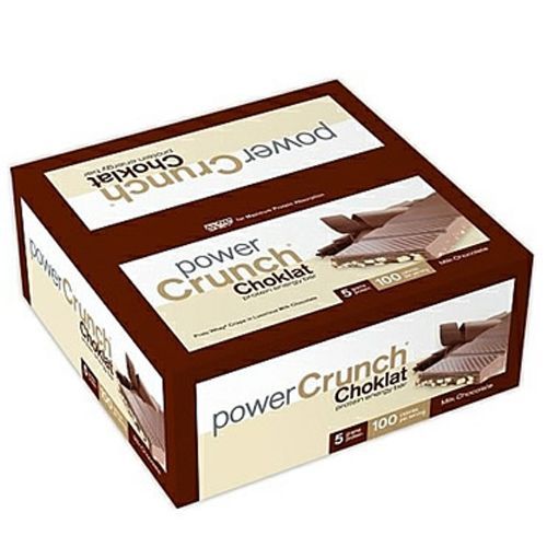 Barra de Proteina Power Crunch - 12 Unidades Chocolate ao Leite - BNRG