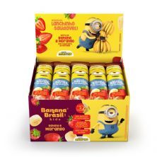 Barra de Frutas Kids - 20 Barras 22g Banana com Morango -  Banana Brasil