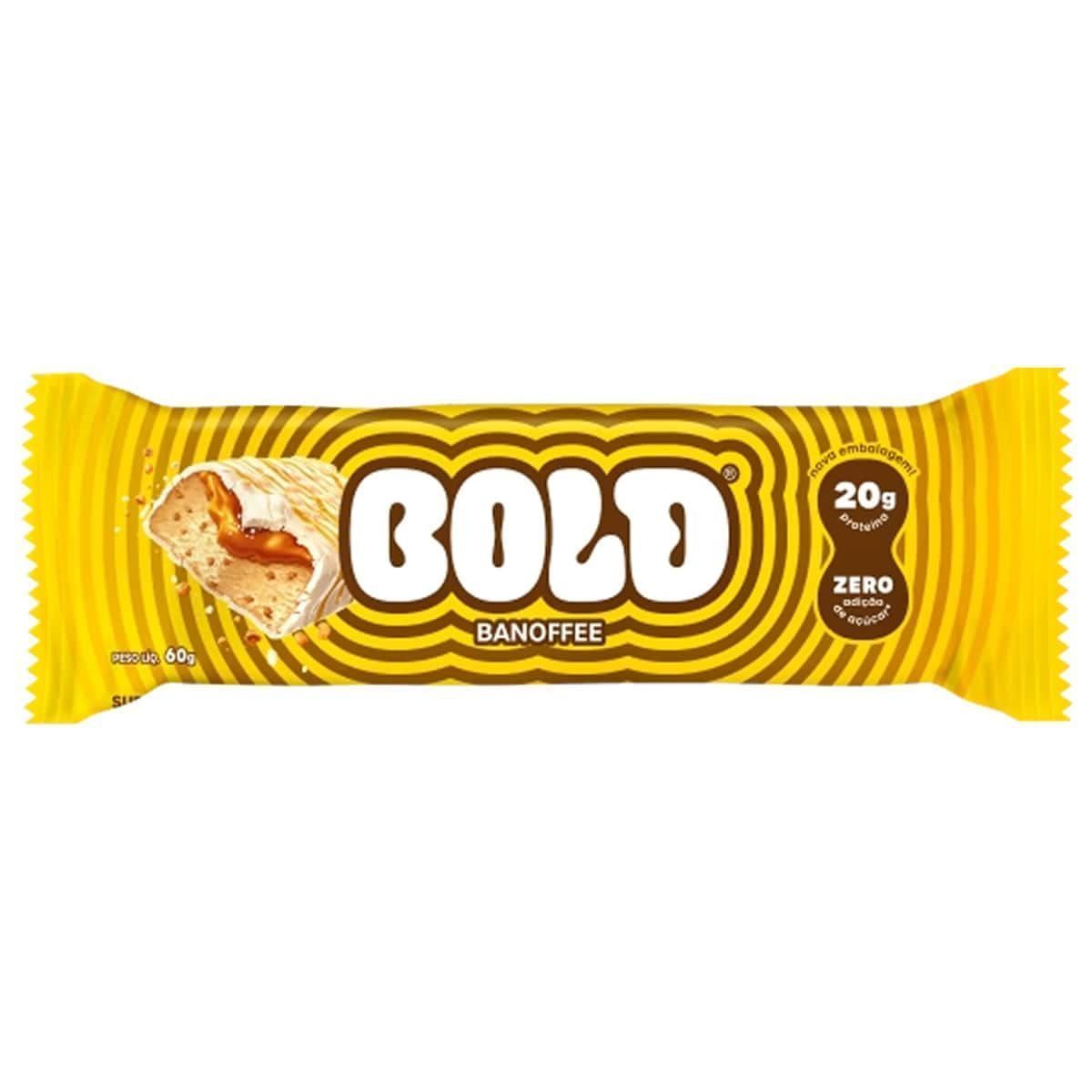 Barra de Proteina - 1 Unidade 60g Banoffee - Bold