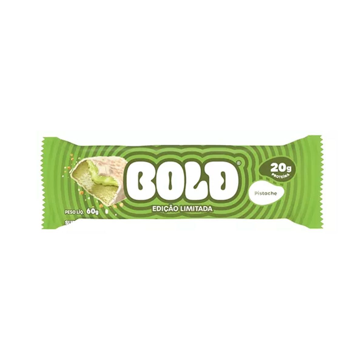 Barra de Prote�na - 1 Unidade de 60g Pistache - Bold