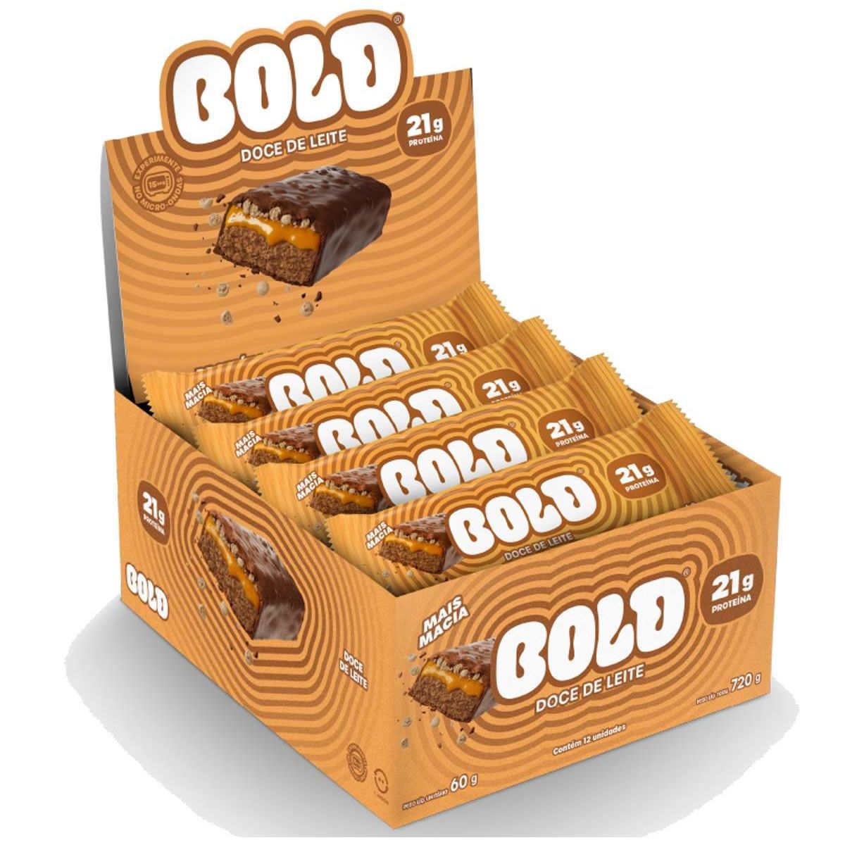 Barra de Prote�na - 12 Unidades 60g Doce de Leite - Bold