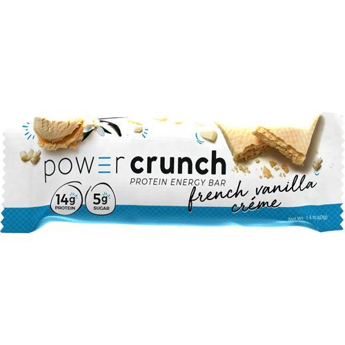 Barra de Proteina Power Crunch - 1 Unidade 40g French Vanilla Creme - BNRG
