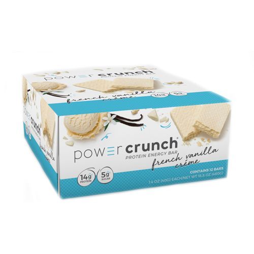 Barra de Proteina Power Crunch - 12 Unidades French Vanilla Creme - BNRG