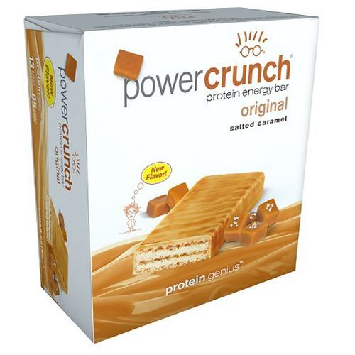 Barra de Proteina Power Crunch - 12 Unidades Caramelo Salgado - BNRG