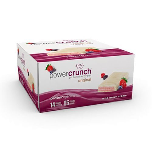 Barra de Proteina Power Crunch - 12 Unidades Frutas Vermelhas - BNRG