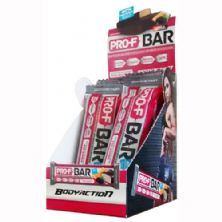 Barra de Proteina Pro-F Bar - Cx com 12 barras 30g - Laranja com Amora - BodyAction