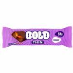 Barra de Proteina Thin - 1 Unidade 40g Caramelo Crocante - Bold