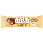 Barra de Proteina Thin - 12 Unidades 40g Caramelo & Amendoim - Bold