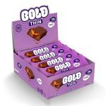 Barra de Proteina Thin - 12 Unidades 40g Caramelo Crocante - Bold
