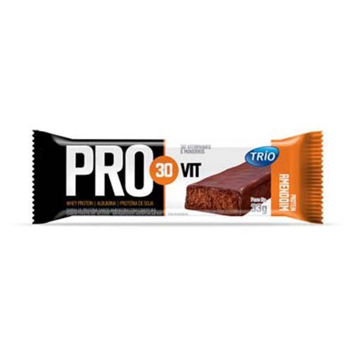 Barra de Prote�na Trio Pro 30Vit - 1 barra de 33g Sabor Amendoim - Trio Alimentos