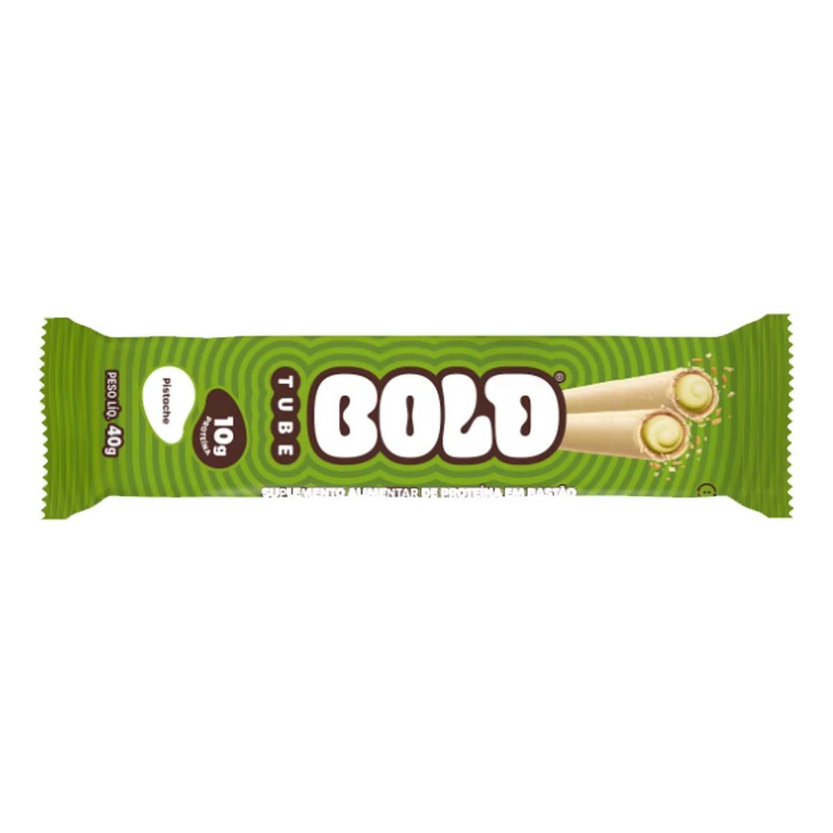 Barra de Proteina Tube - 1 Unidades 40g Pistache - Bold