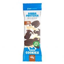 Barra de Prote�na Zero A��car 40g - 1 Unidade 40g Cookies - NewNutrition*** Data Venc. 22/10/2022
