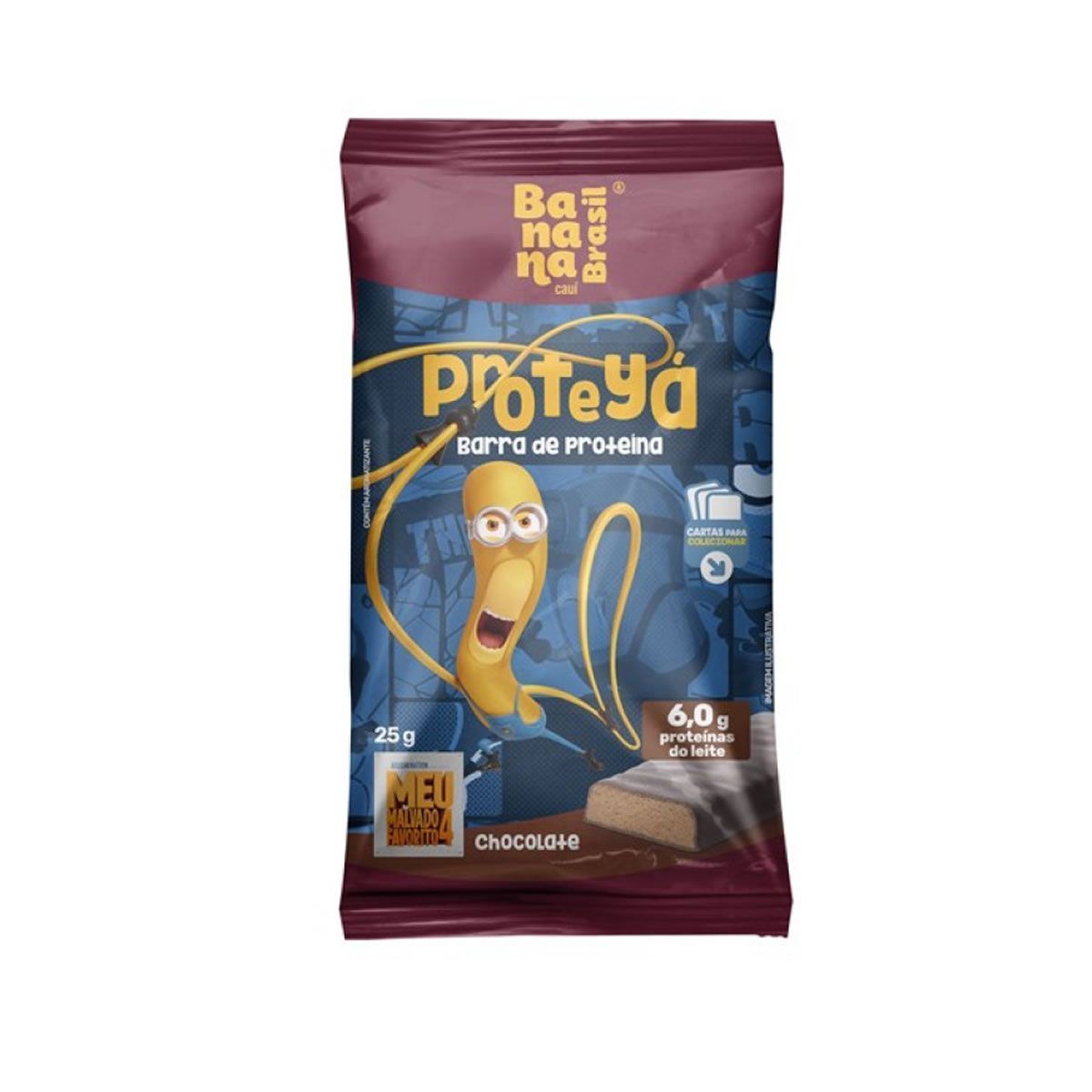 Barra de Proteinas Protey� - 1 Barra 25g Chocolate - Banana Brasil