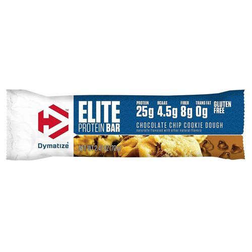 Barra Elite Protein Bar - 1 Unidade Chocolate Chip Cookie Dough - Dymatize