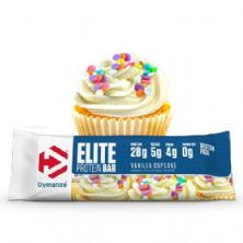 Barra Elite Protein Bar - Vanilla Cupcake 1 Unidade 70g - Dymatize *** Data Venc. 17/10/2017