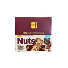 Barra Nuts - 12 Unidades 25g Chocolate - Banana Brasil