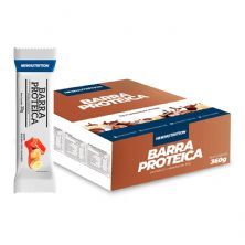 Barra Proteica - 12 Unidades de 30g Banana com Caramelo - NewNutrition