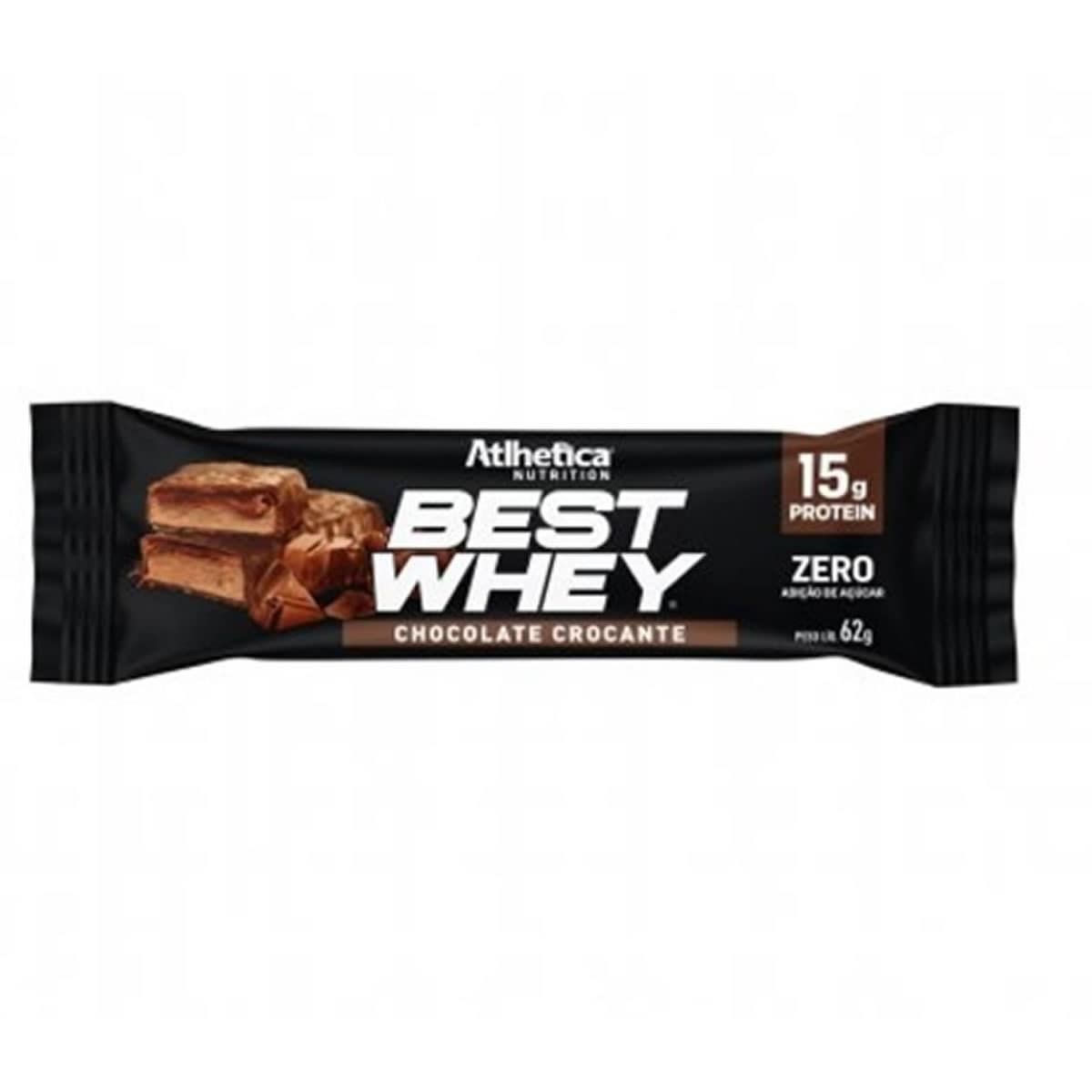 Barra Proteica Best Whey - 1 Barra 49g Chocolate Crocante - Atlhetica Nutrition
