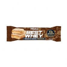 Barra Proteica Best Whey - 1 Unidade 62g Dulce de Leche Premium - Atlhetica Nutrition