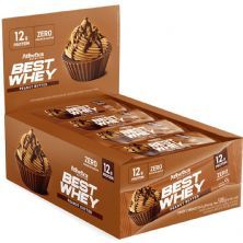 Barra Proteica Best Whey - 12 Barras 49g Peanut Butter - Atlhetica Nutrition