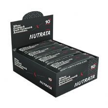Barra Proteica Reserva - 12 Unidades 45g Dark Caramel e Amendoim - Nutrata