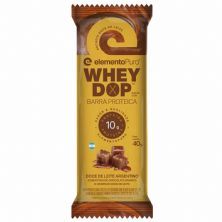 Barra Proteica WheyDop - 1 Unidade 40g Doce de Leite - ElementoPuro
