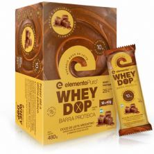 Barra Proteica WheyDop - 12 Unidades 40g Doce de Leite Argentino - ElementoPuro